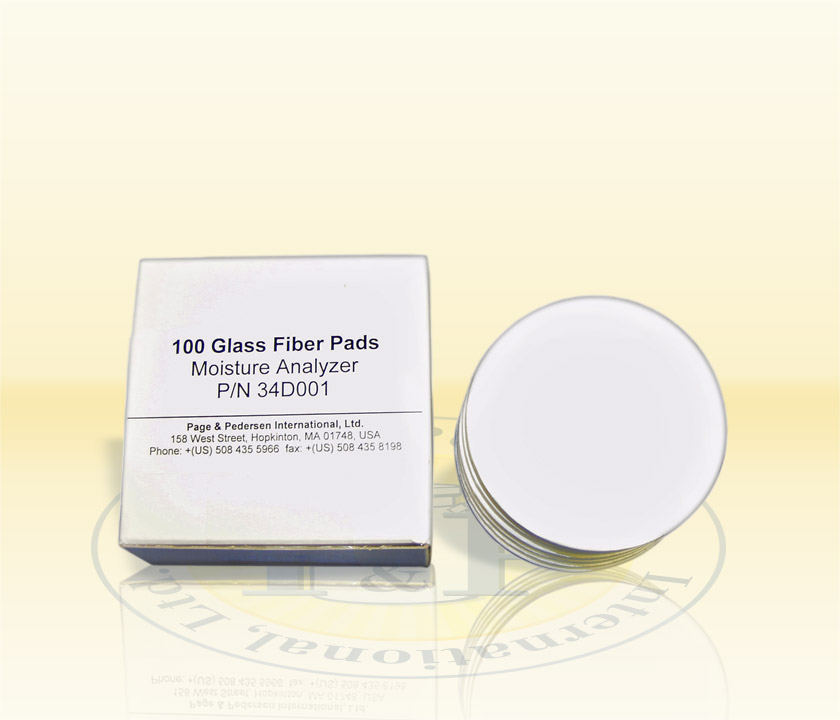 For Moisture Balance Analyzers 4 Length x 4 Width Dyn-A-Med Glass Square Fiber Pad Case of 4000